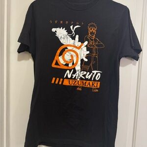 Ripple Junction Naruto Black and Orange Tee